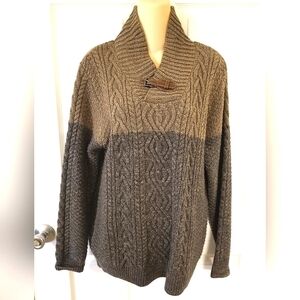 Zaria Anthropologie Cabled Knit Sweater